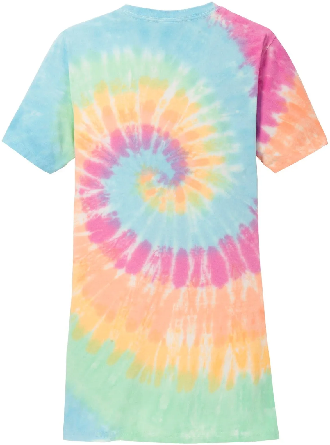 Port & Company Ladies Tie-Dye V-Neck Tee