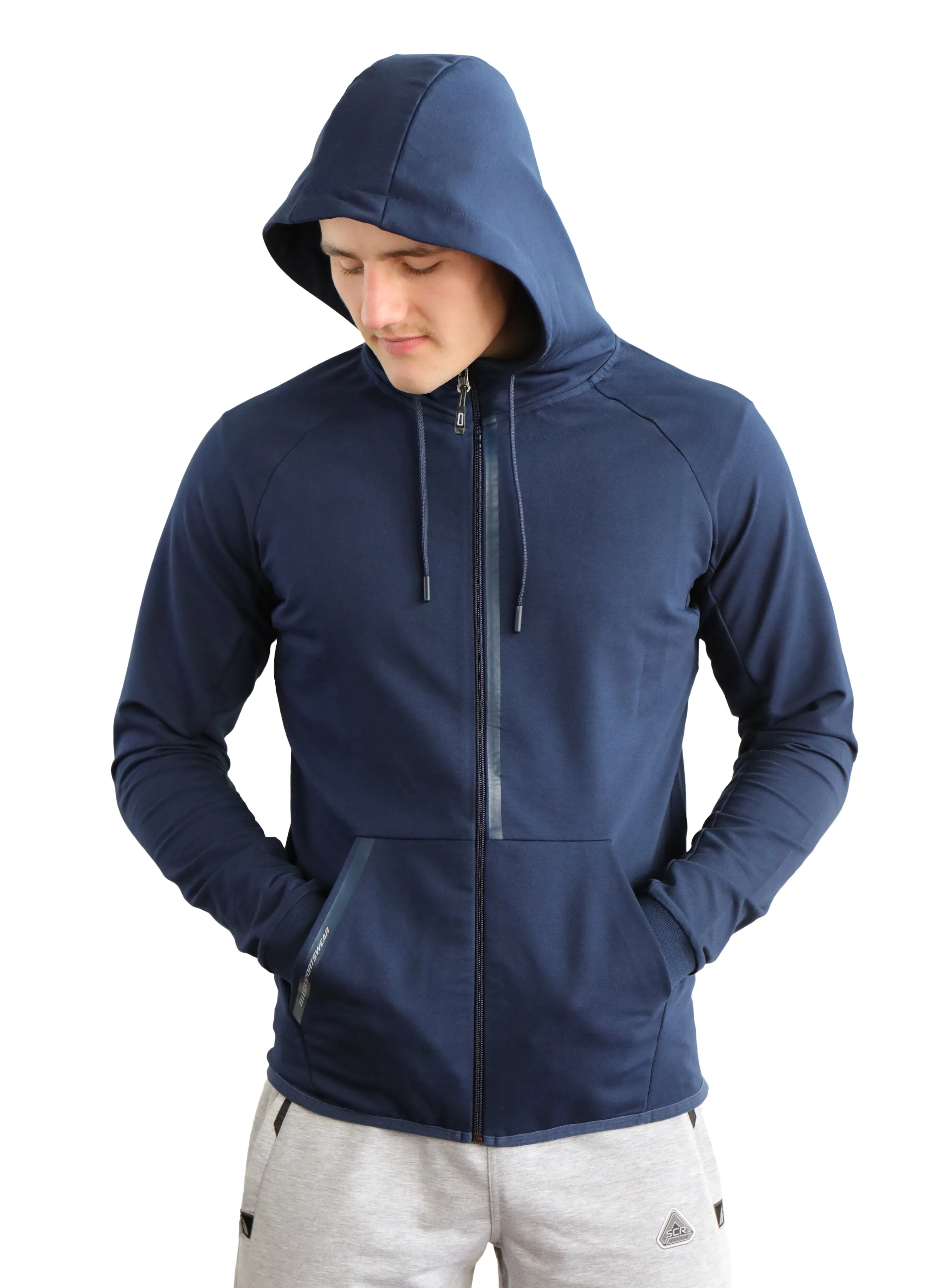 SCR Sportswear's Men's Cool Hooded Sweatshirt with HYDROFREEZE X Technology