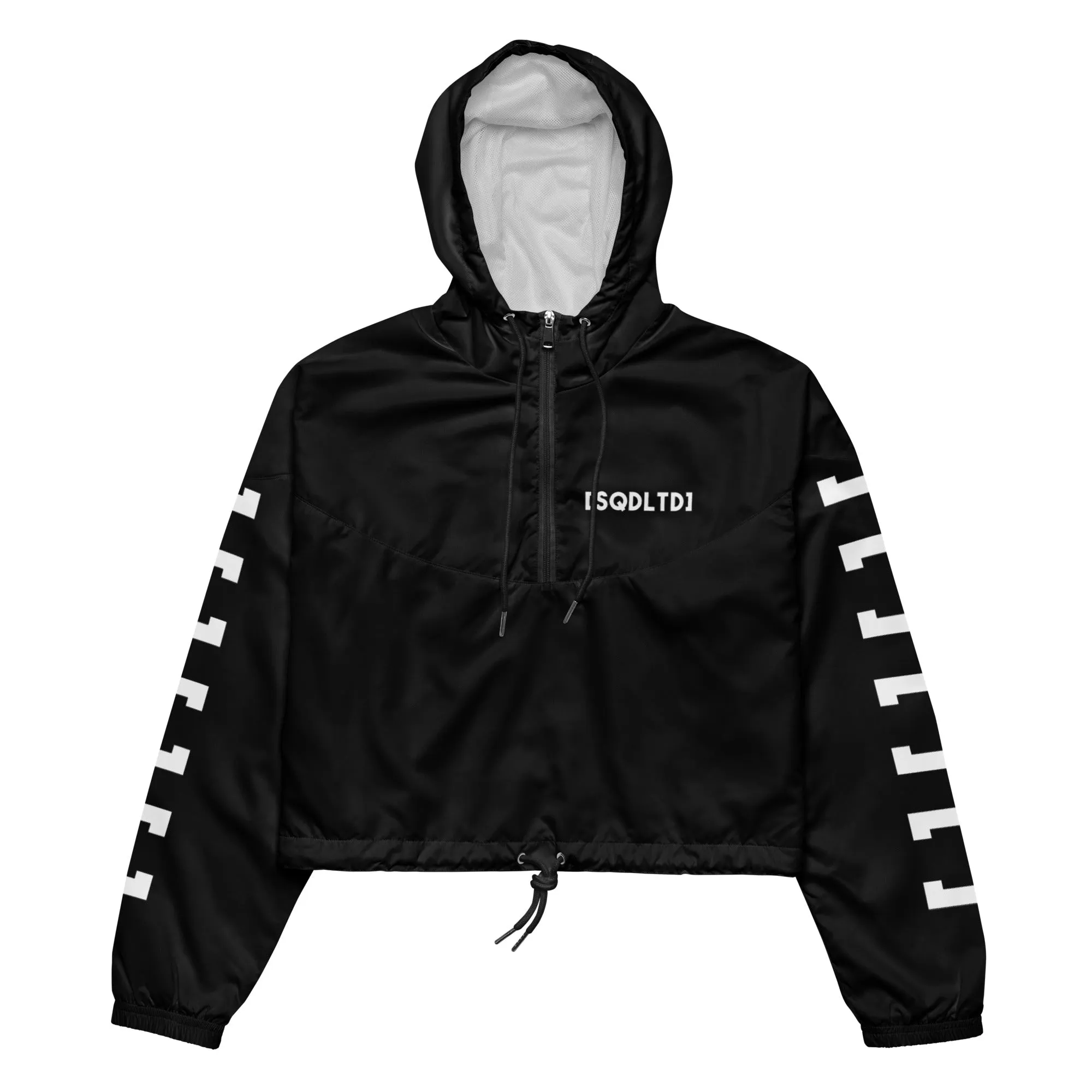 Sqdltd SP23 Women’s cropped windbreaker BW