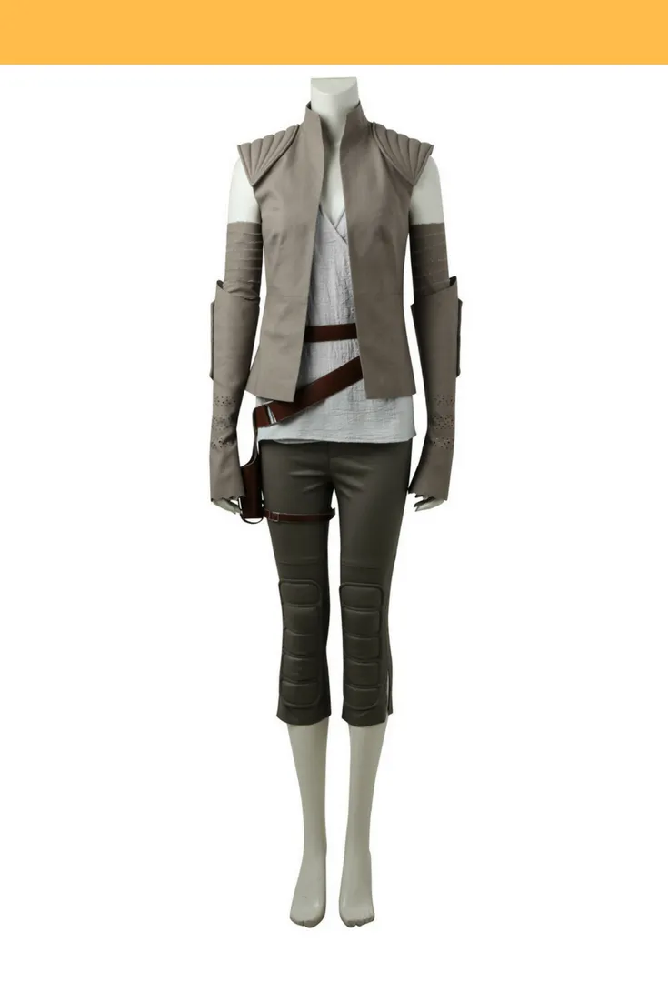 Star Wars Last Jedi Rey Island Cosplay Costume