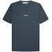 Stone Island Cracked Painted Back Print T-Shirt Mid Blue