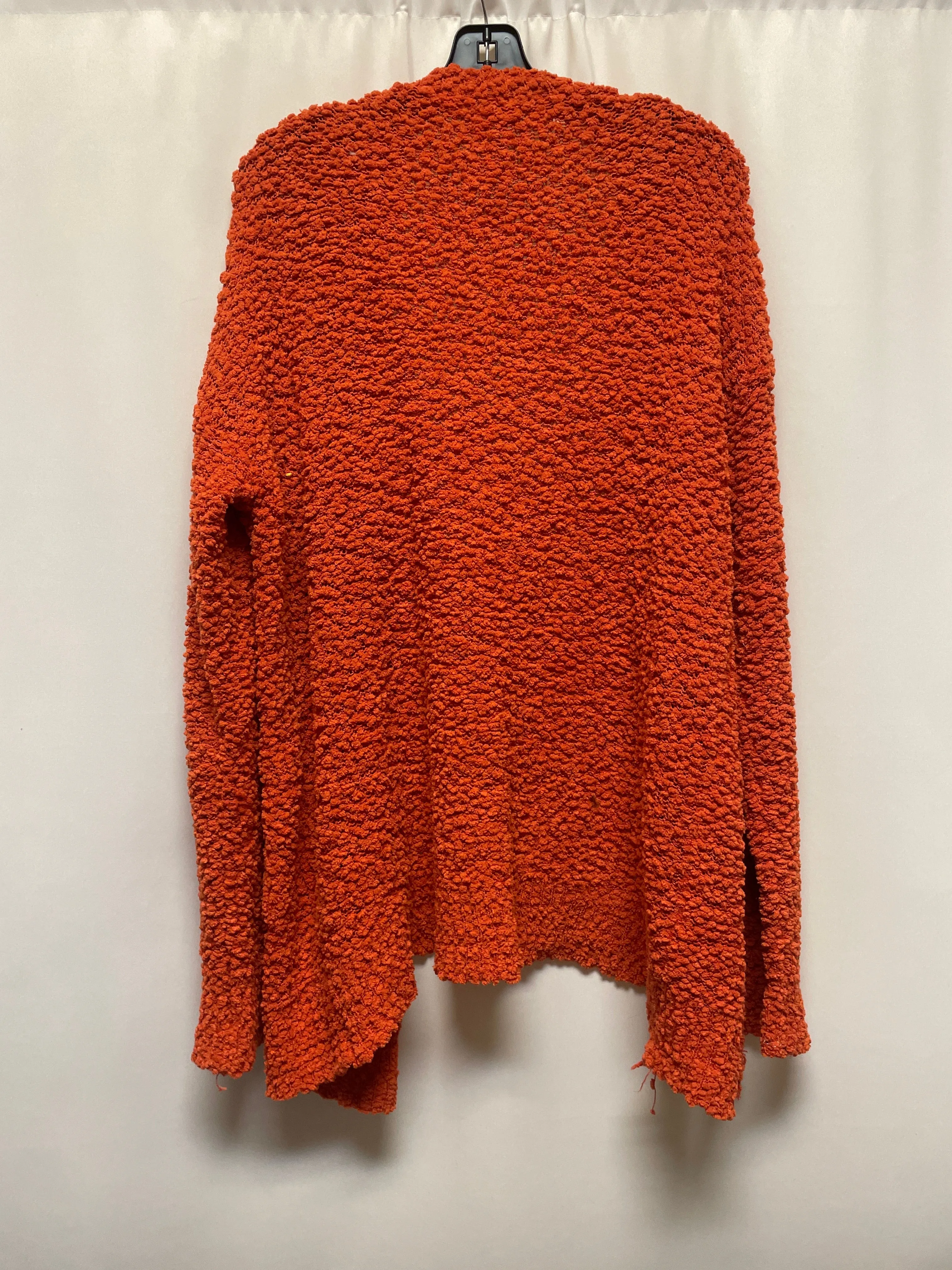 Sweater Cardigan By Clothes Mentor In Orange, Size: M