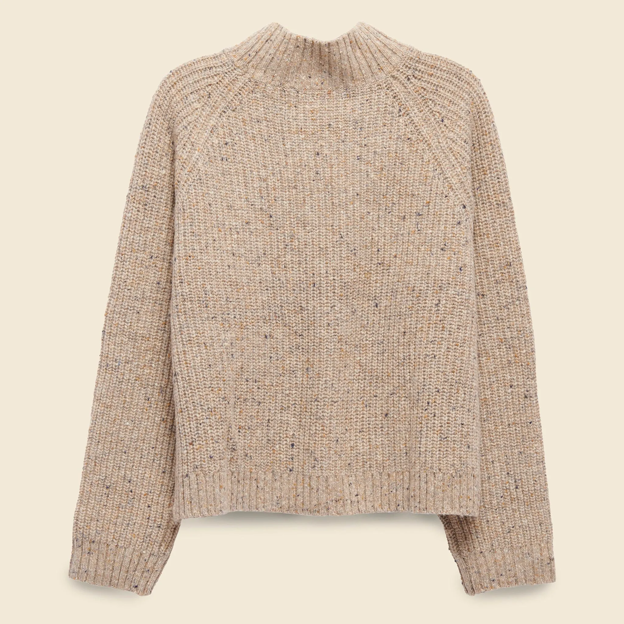 Teddy Donegal Sweater - Oatcake