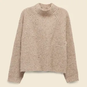 Teddy Donegal Sweater - Oatcake