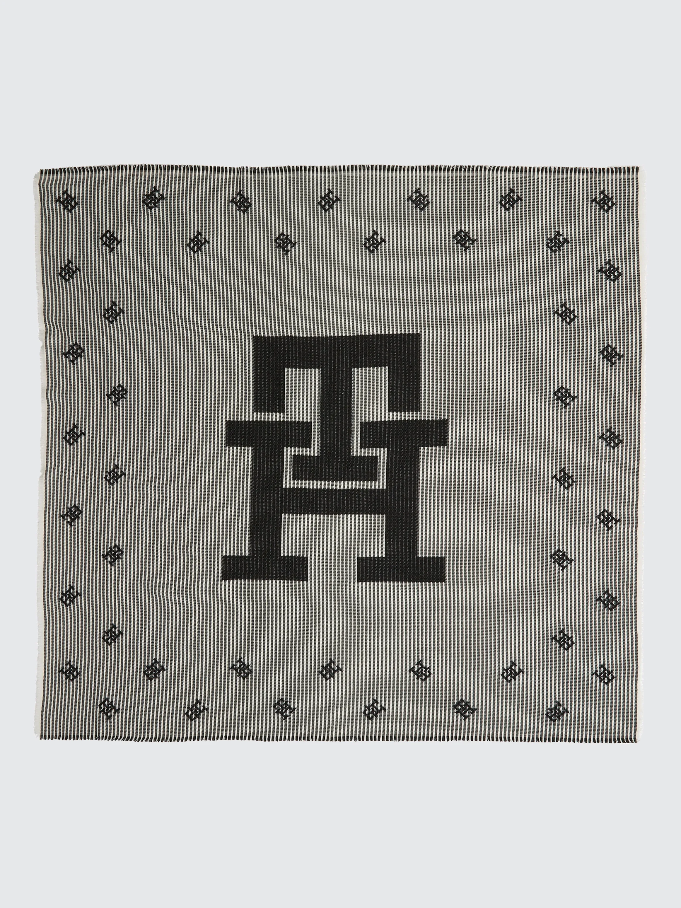 TH Monogram Jacquard Square Scarf | Scarves | Tommy Hilfiger