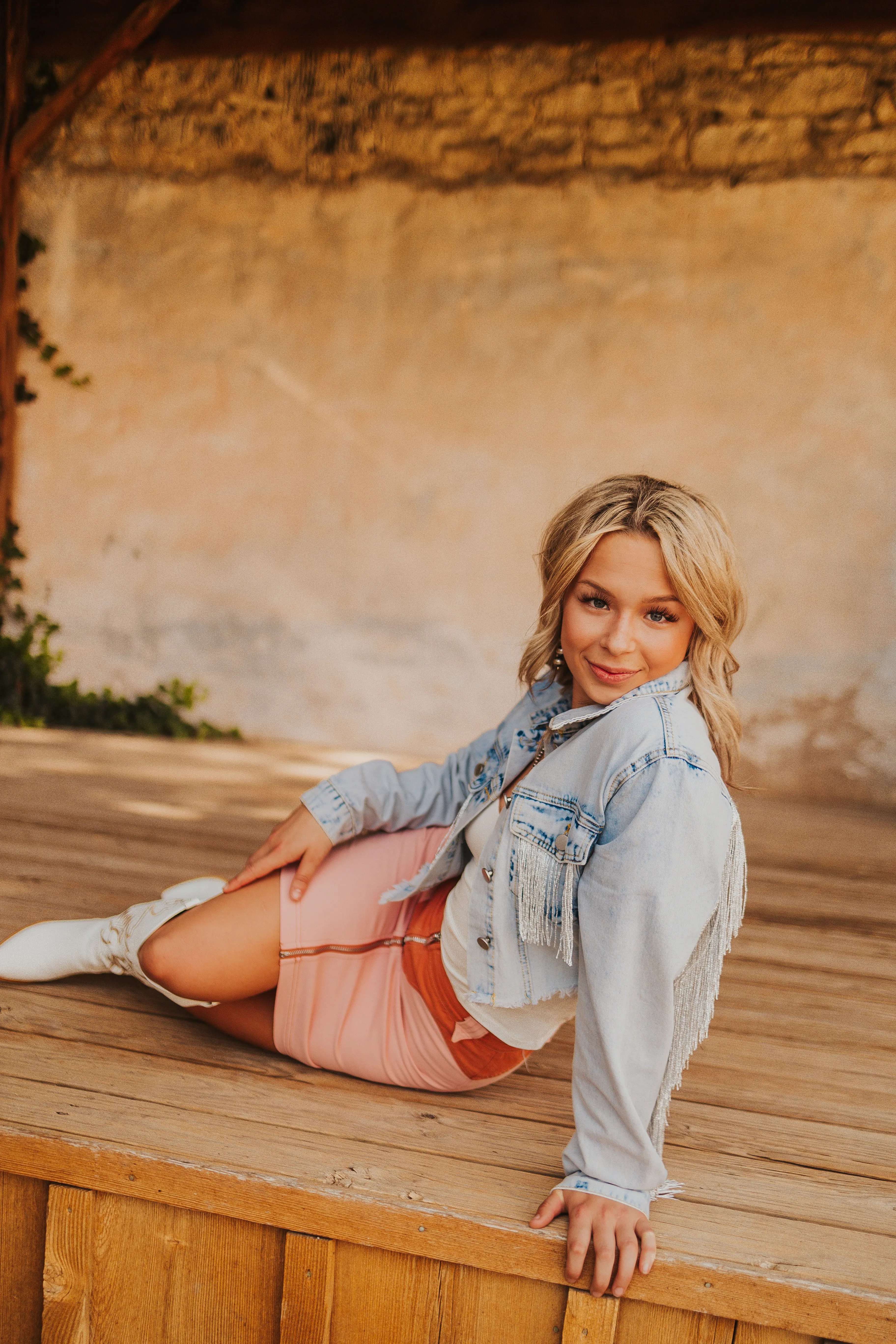 The Meilani Cropped Jean Jacket