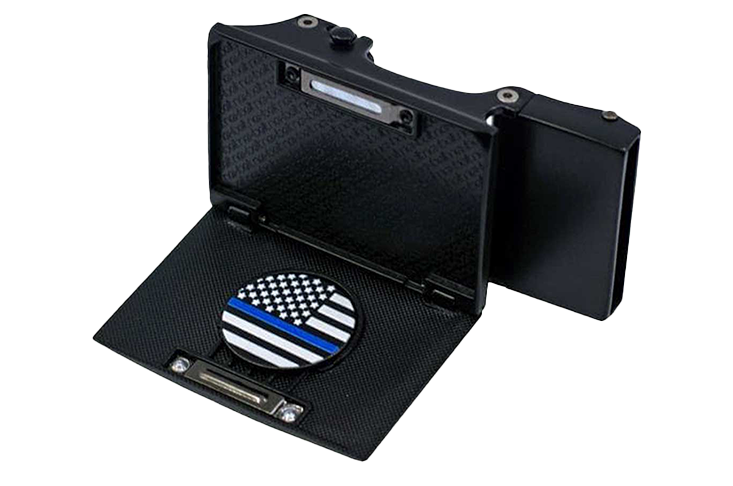 Thin Blue Line Go-In Golf Buckle, Fits 1 3/8 Straps