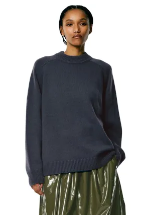 Tibi Cashmere Sweater Crewneck Oversized Pullover