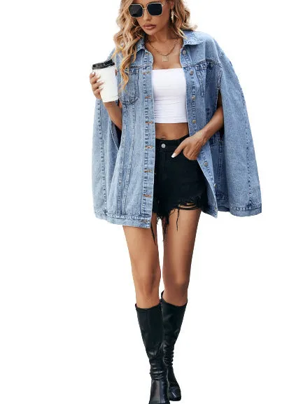 Versatile Irregular Loose Denim Jacket