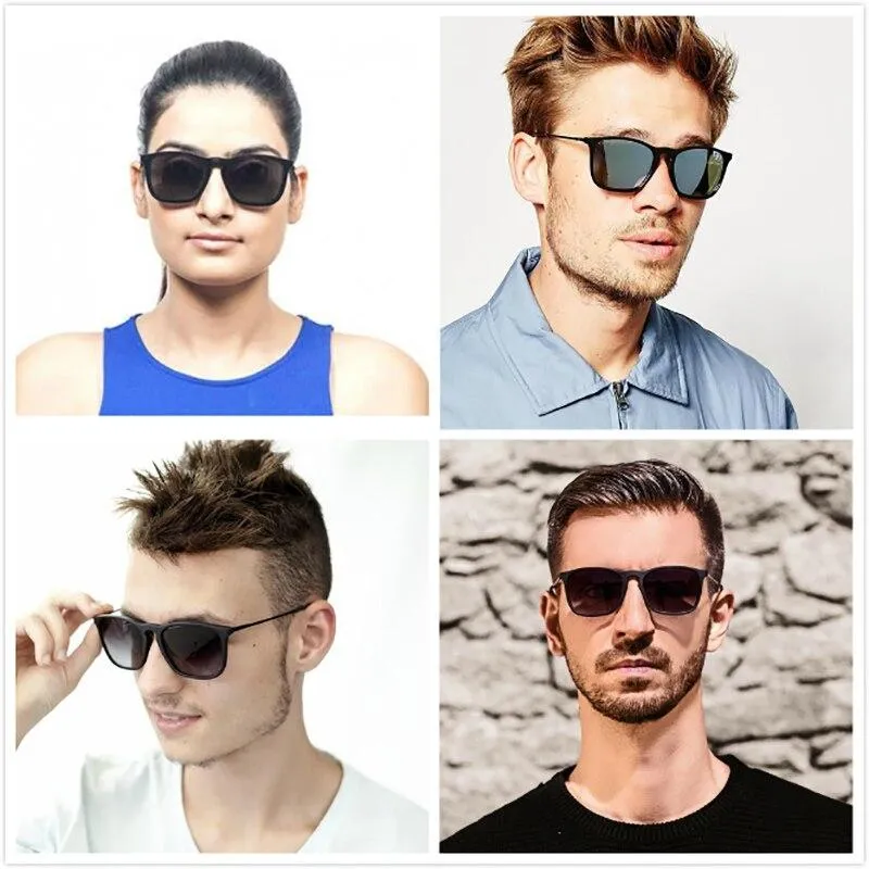 Vintage Men's Mirror Gradient Polarized Cool Driving Sunglasses