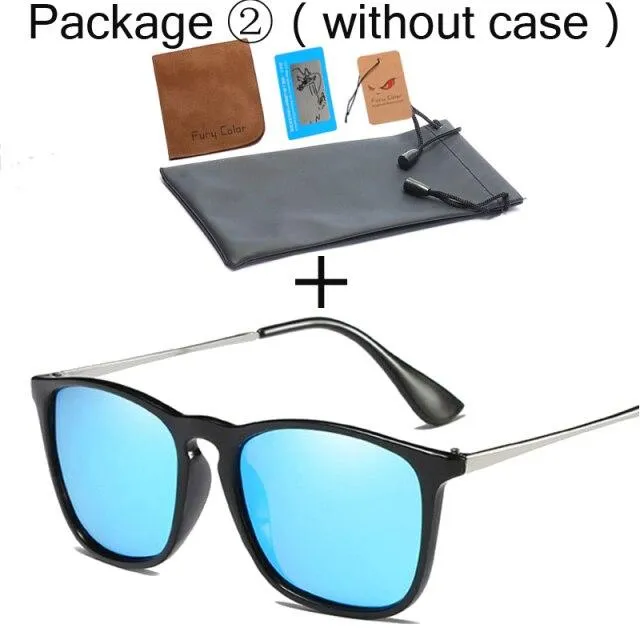 Vintage Men's Mirror Gradient Polarized Cool Driving Sunglasses