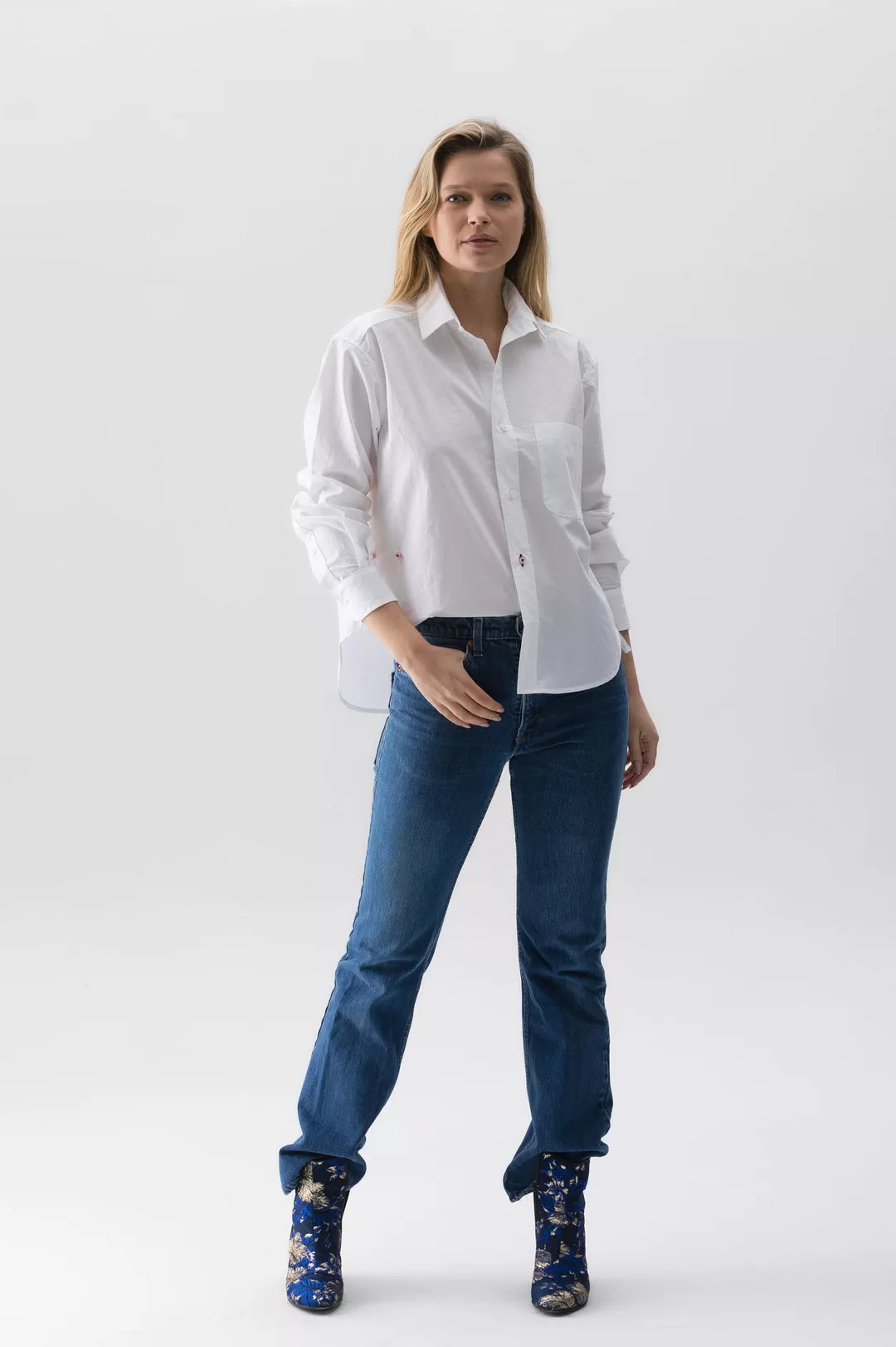 WEARCISCO The Crop Paper Cotton Shirt